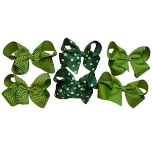 Hair Bow Choose 1 Medium Kids Hair Bow Pick Your Color Barrette Clip 5 Inch